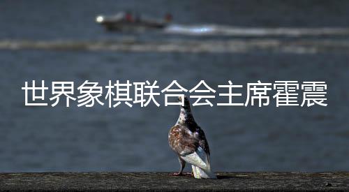 世界象棋联合会主席霍震霆👰：用象棋讲好中国故事