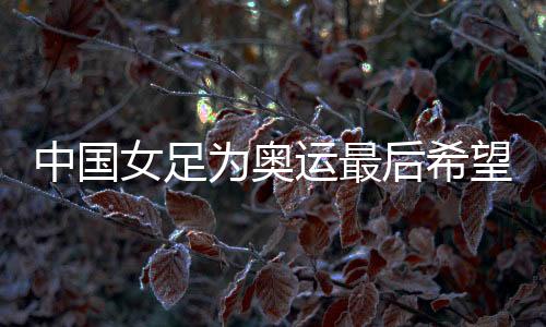 中国女足为奥运最后希望而战👑🖐🏻，遭遇韩国队胜率几何🚄？