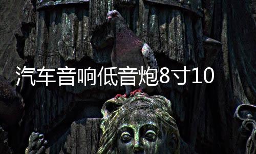 汽车音响低音炮8寸10寸12寸低音喇叭密封箱体实木无源箱蜂窝式箱
